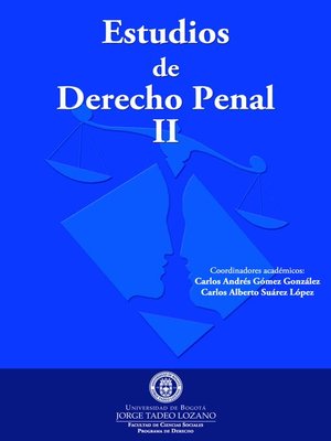 cover image of Estudios de derecho penal. Tomo II